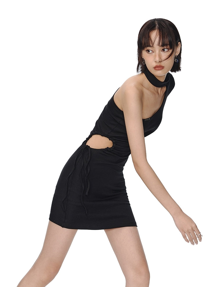 High Elastic Bag Hip Dress