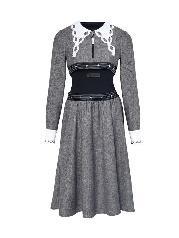 Length Variable Wool Dress