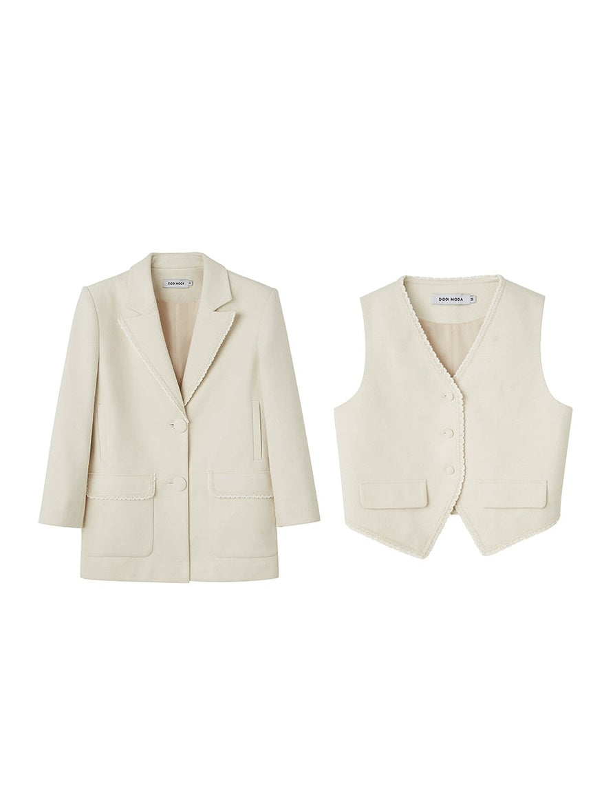 Classical Design Jacket ＆ Vest Set-up