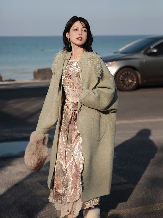 Fake Layered Design Loose Coat