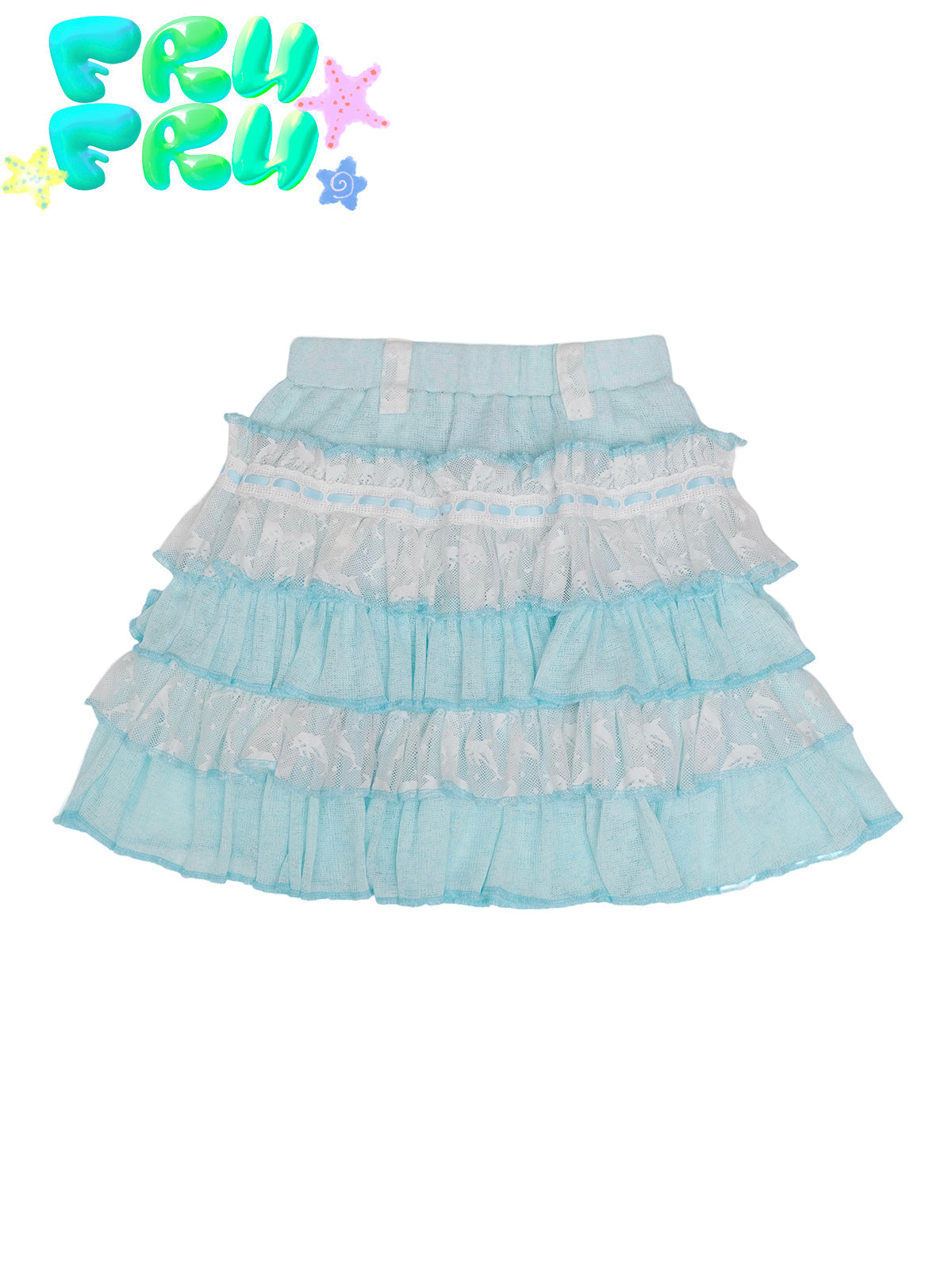 Y2K Ruffled Lace Cake Fluffy Skirt