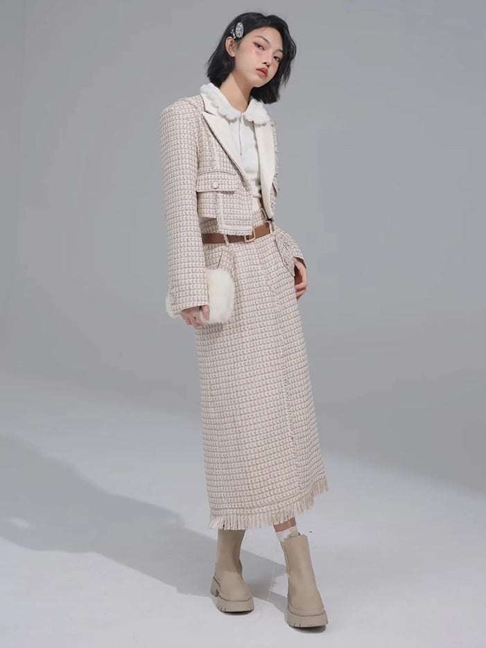 Tweed Short Jacket ＆ Skirt