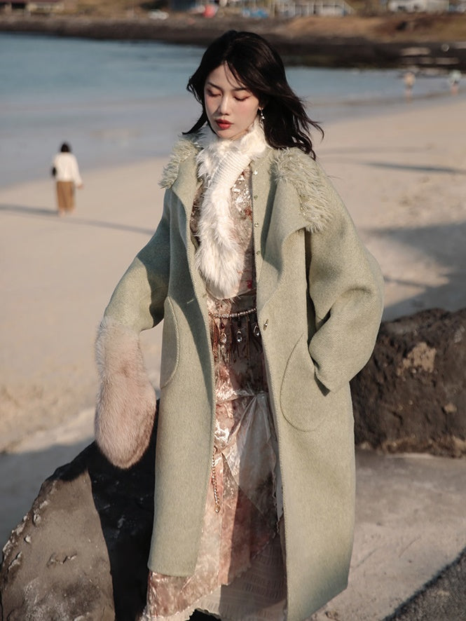 Fake Layered Design Loose Coat