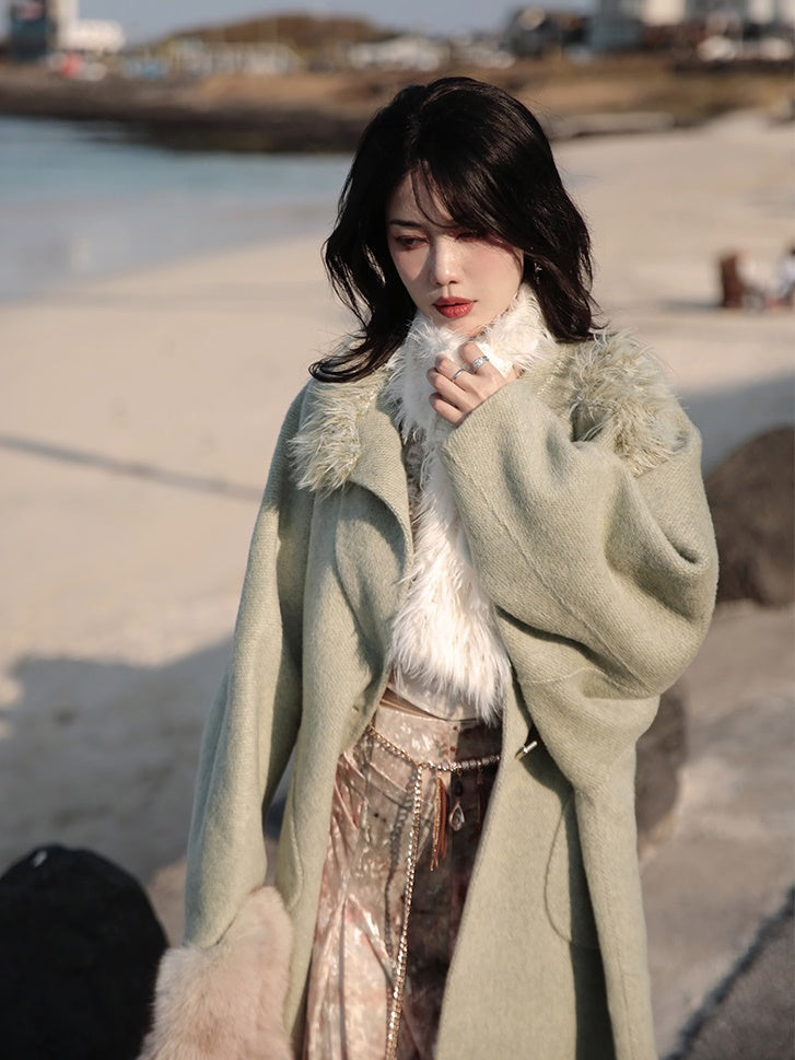 Fake Layered Design Loose Coat