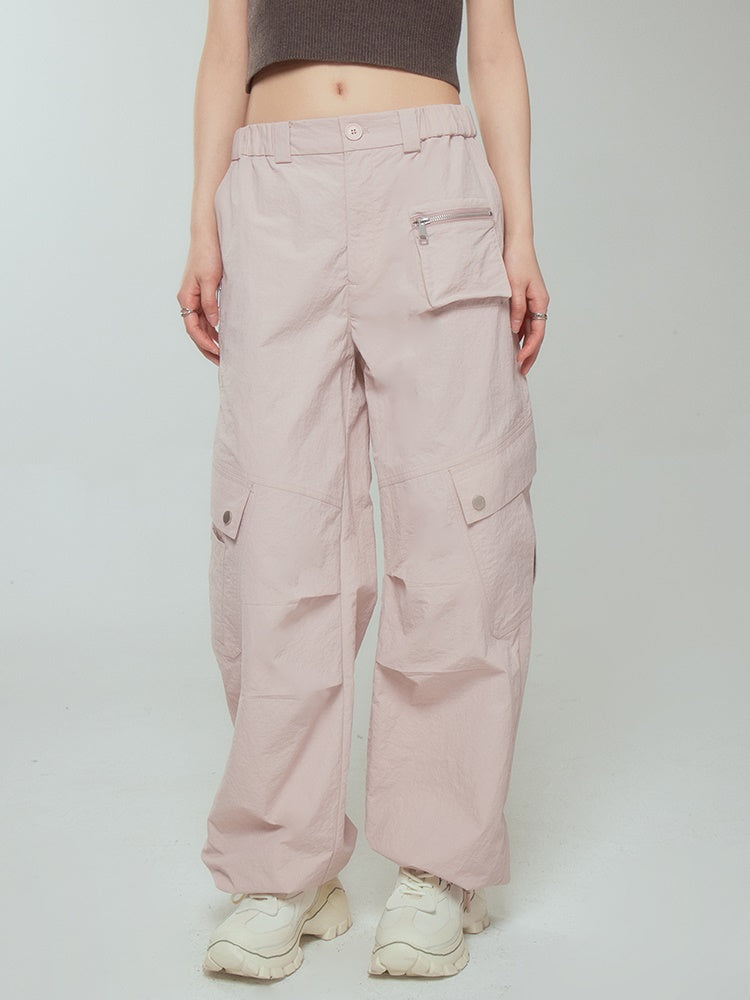 Casual Straight Cargo Pants