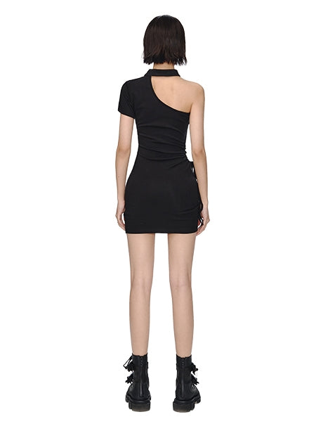 High Elastic Bag Hip Dress