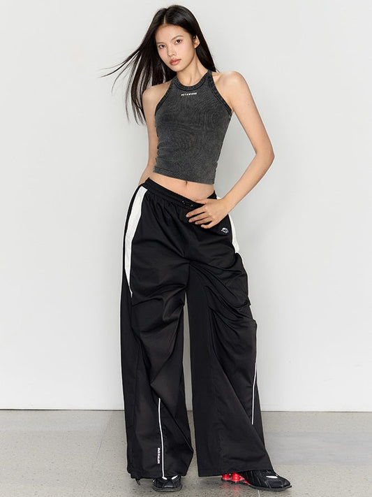 High Waist Sports Wide Leg Pants