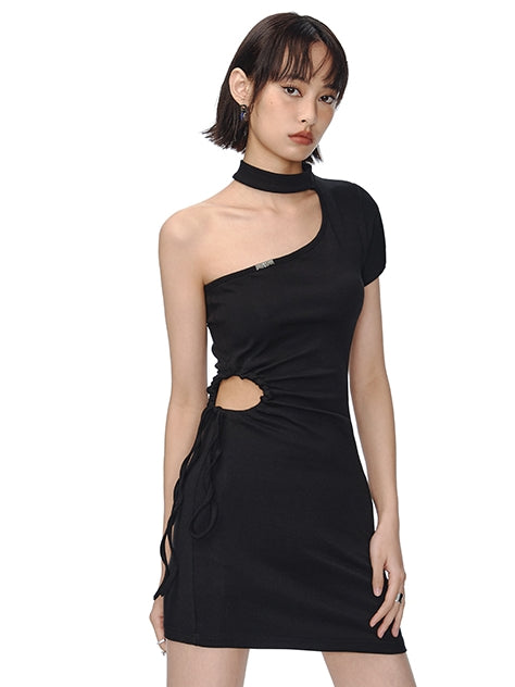 High Elastic Bag Hip Dress