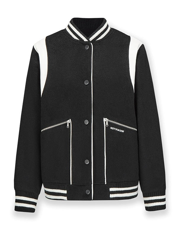 Baseball Jersey Woolen Jacket