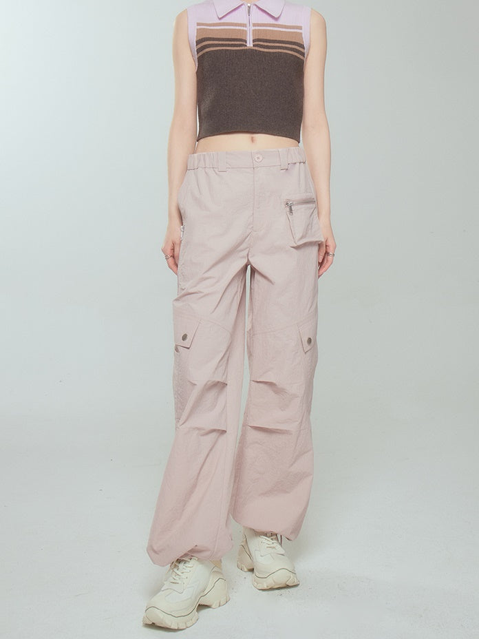 Casual Straight Cargo Pants