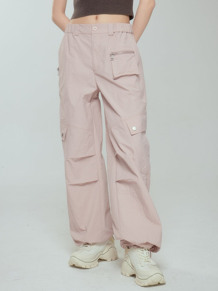 Casual Straight Cargo Pants