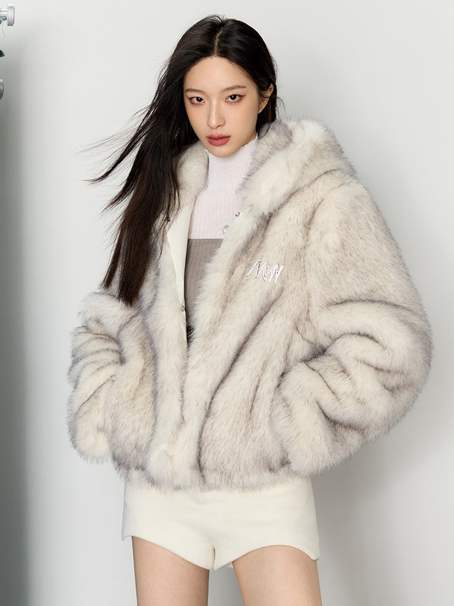 Friendly Fur Hooded Jacket