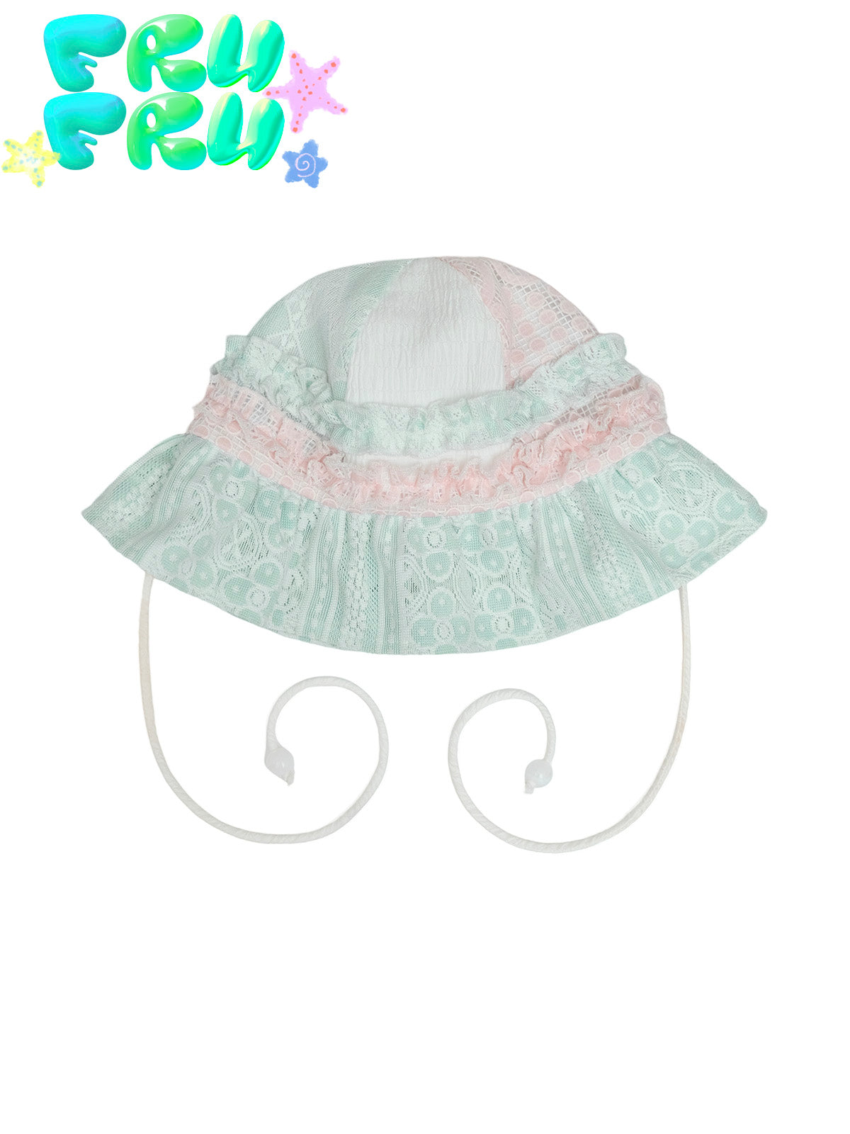 Niche Lace Stitching Fisherman Sunhat