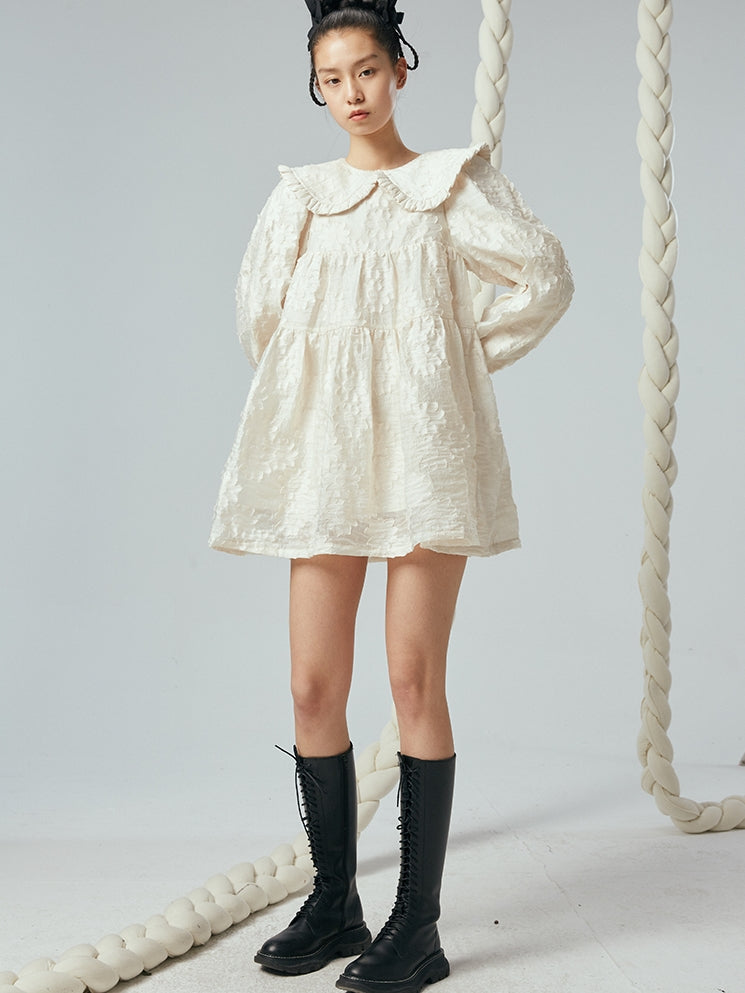 Ruffled Doll Collar Dress