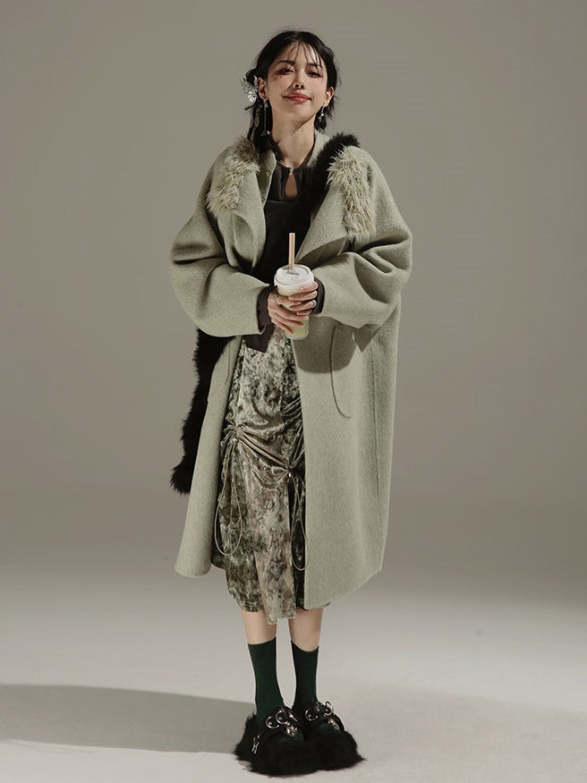 Fake Layered Design Loose Coat