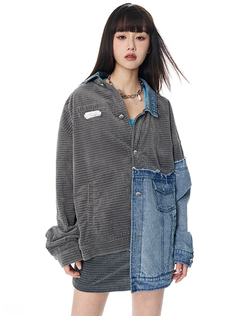 Denim Stitching Jacket