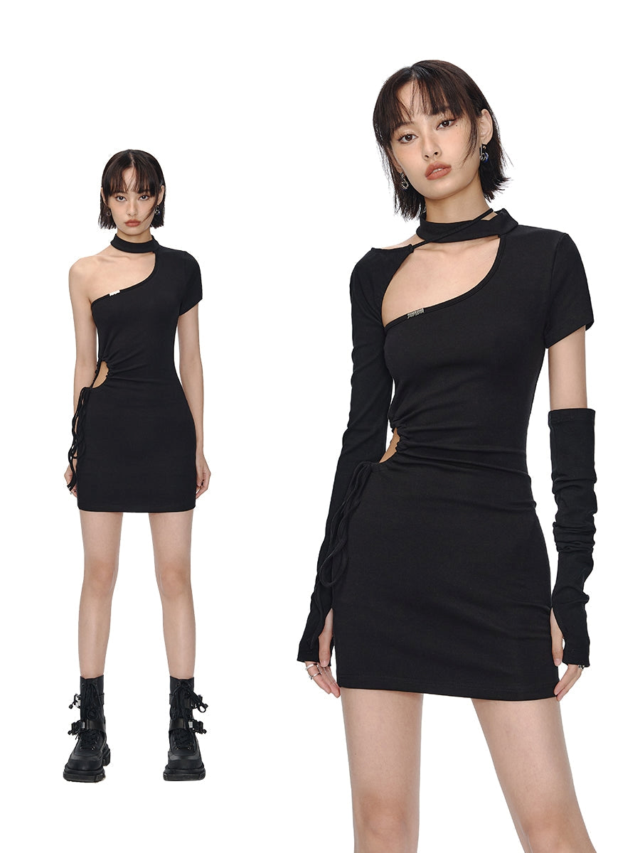 High Elastic Bag Hip Dress